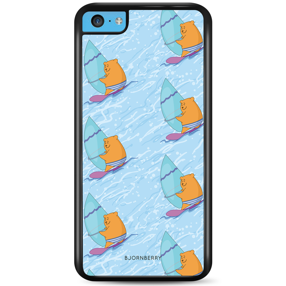 iPhone 5C Case - Bear Surfer