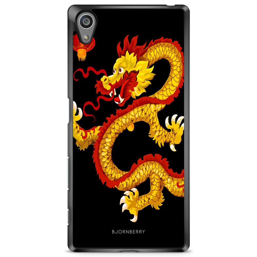 Sony Xperia Z5 Premium Case - Yellow Dragon