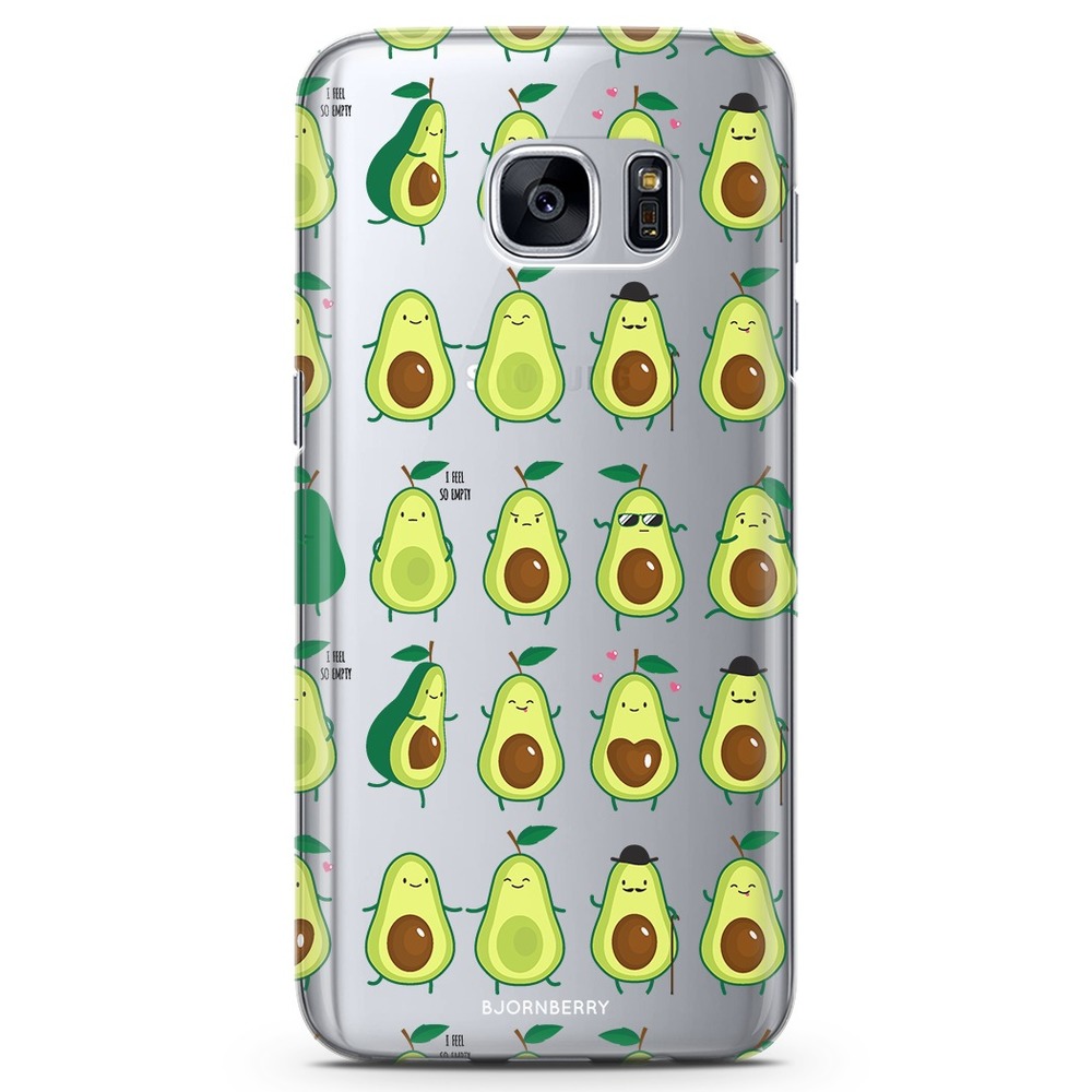 Samsung Galaxy S6 Edge TPU Case - Avocado Pattern