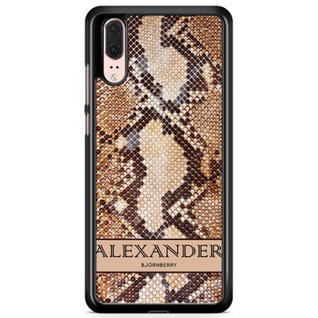 Huawei P20 Case Custom - Brown Snake Name