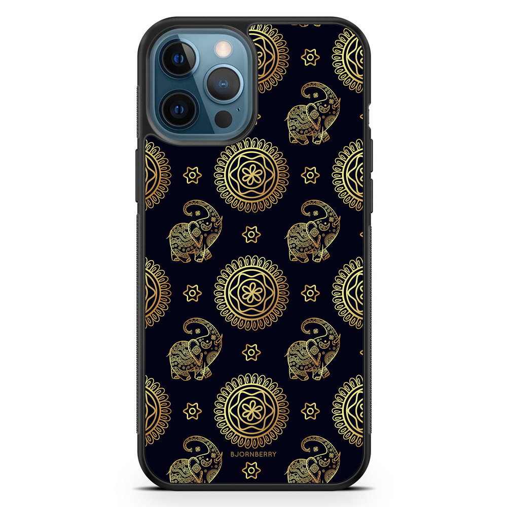 iPhone 12 Pro Case - Elephant Gold