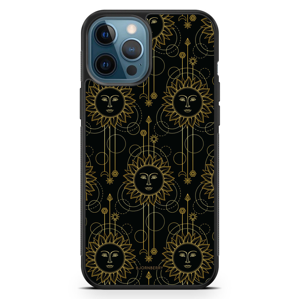 iPhone 12 Pro Case - Gold Suns