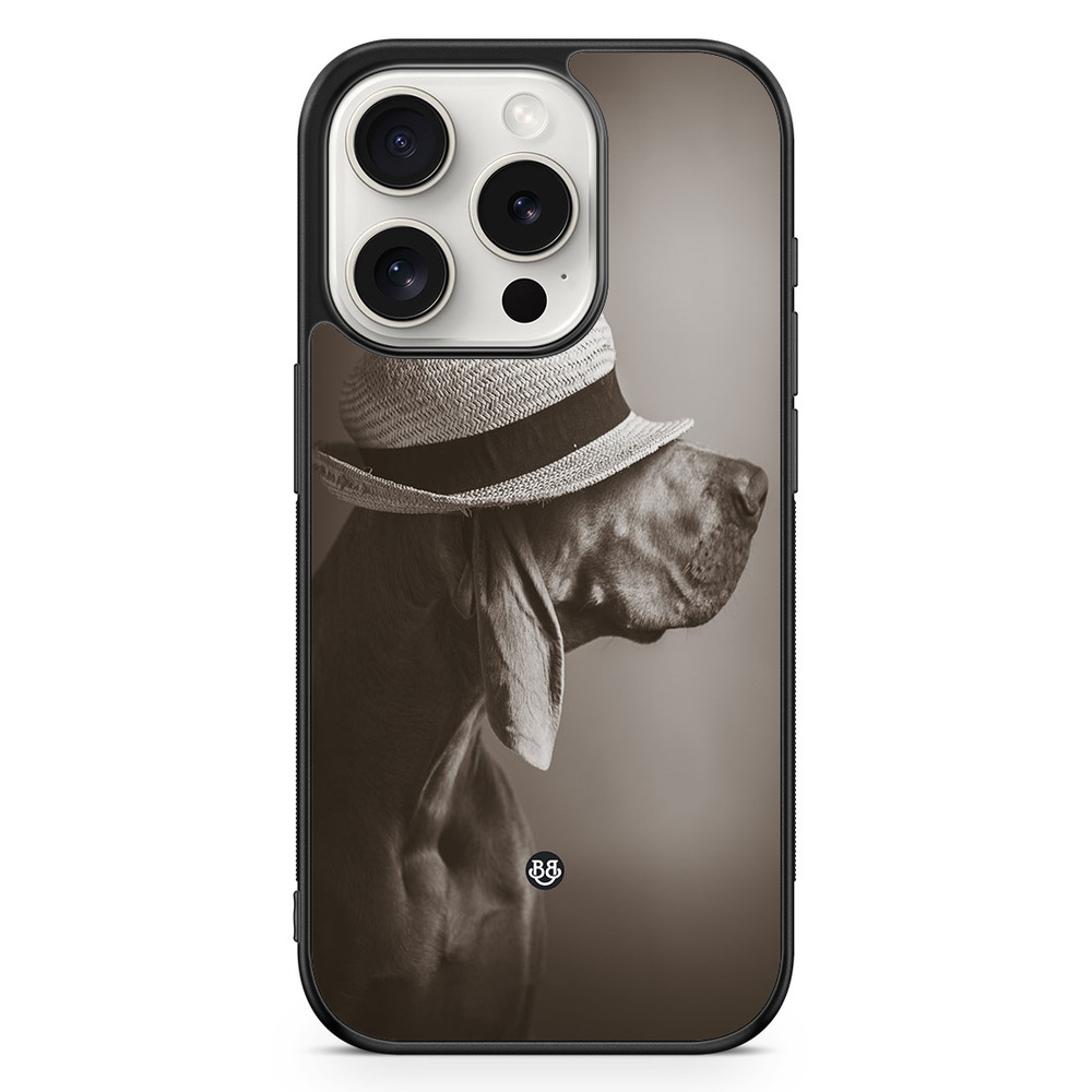iPhone 15 Pro Case - Dog With Hat