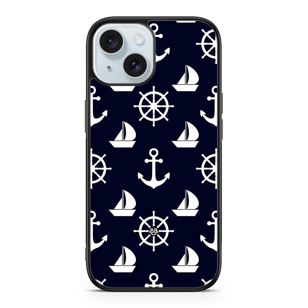 iPhone 15 Case - Sailing pattern