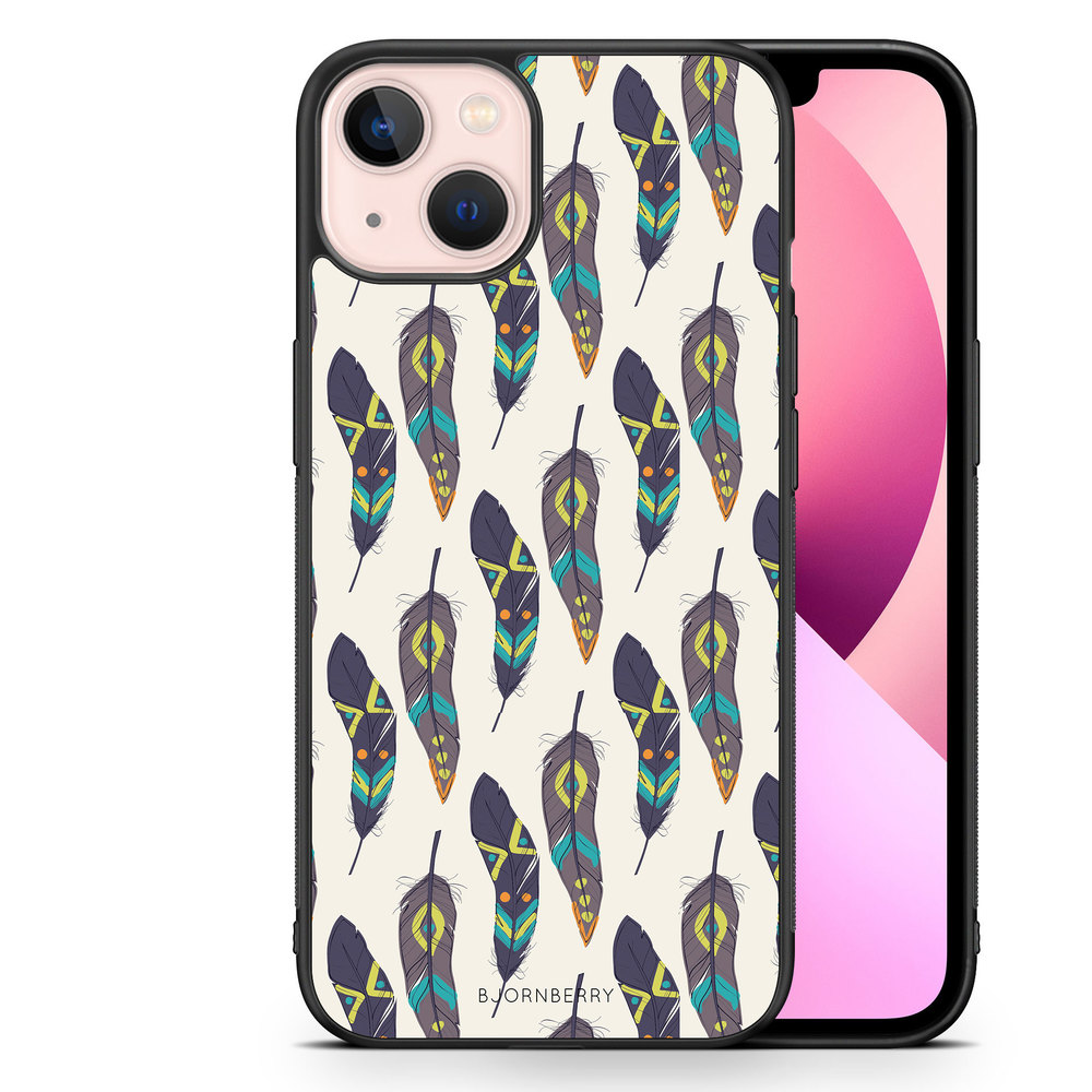iPhone 13 Case - Ethnic Feathers