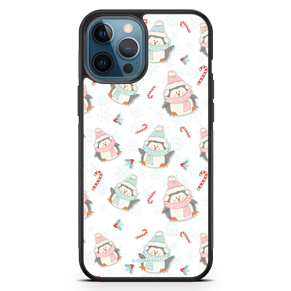 iPhone 12 Pro Case - Christmas Penguins