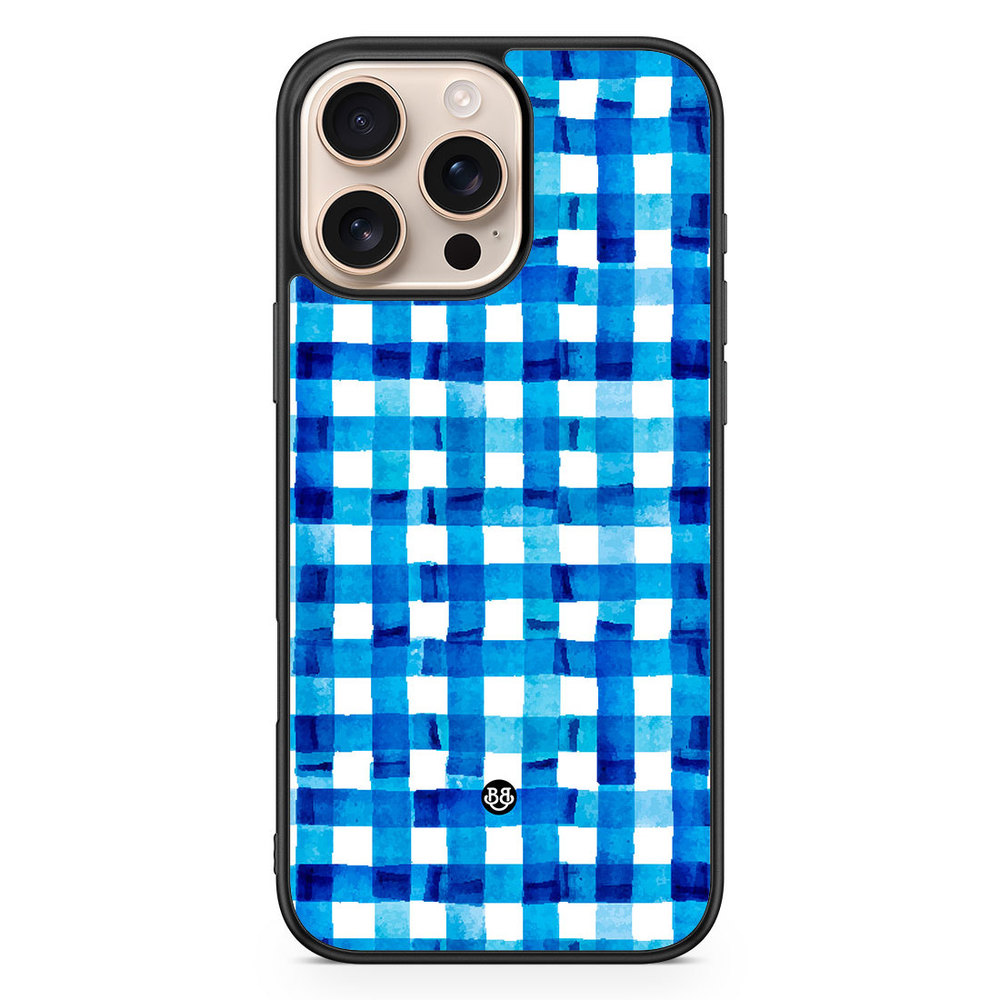 iPhone 16 Pro Max Case - Blue Stripes