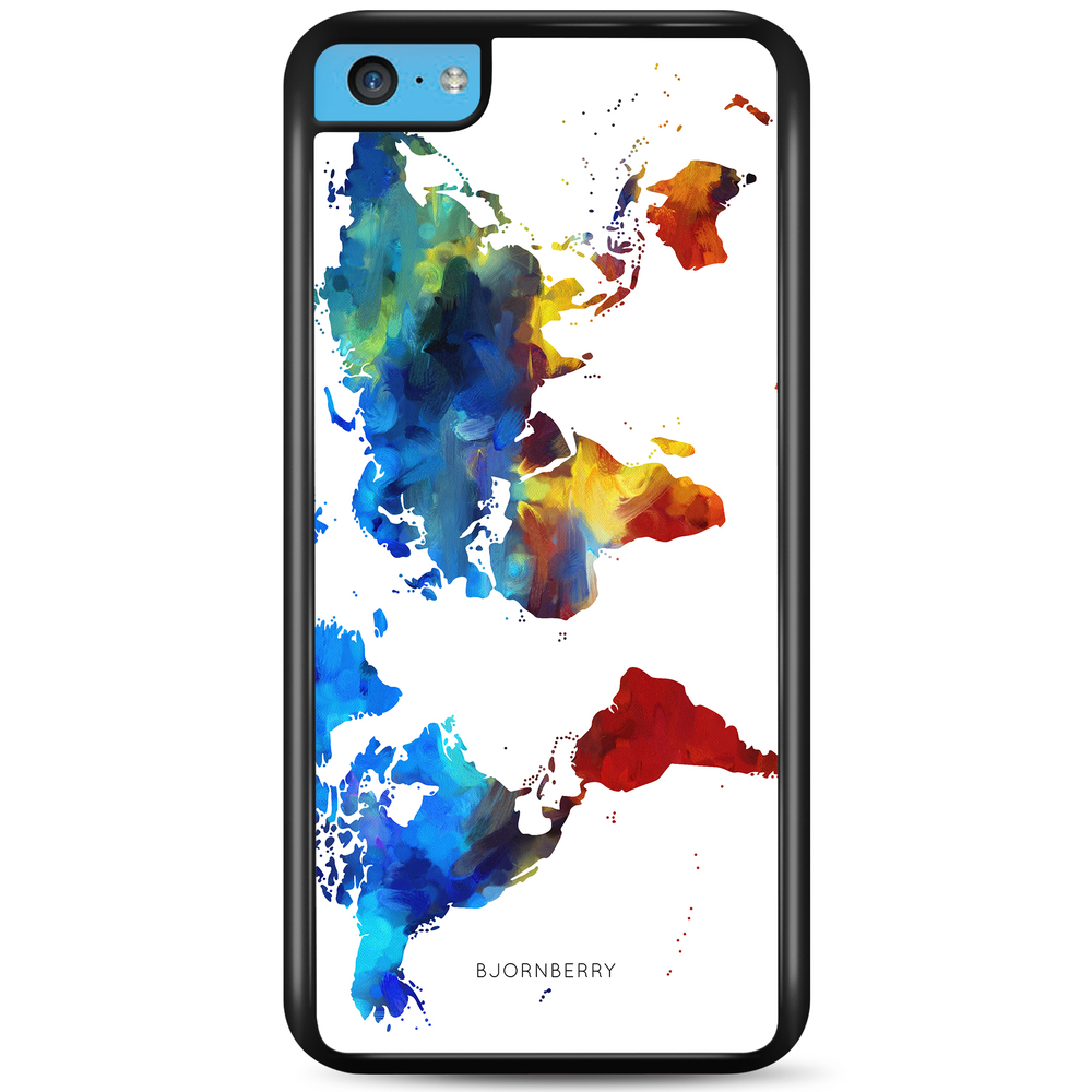 iPhone 5C Case - World Map