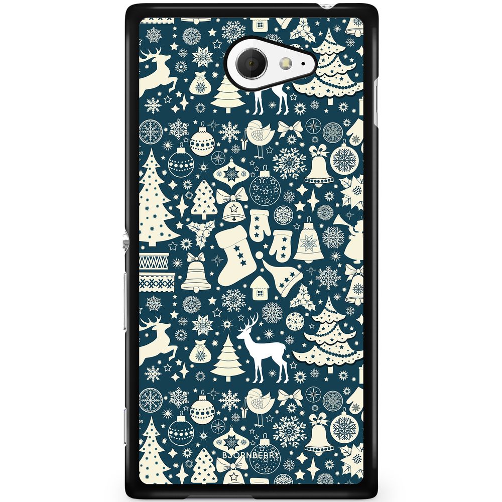 Sony Xperia M2 Aqua Case - Reindeers & Spruces