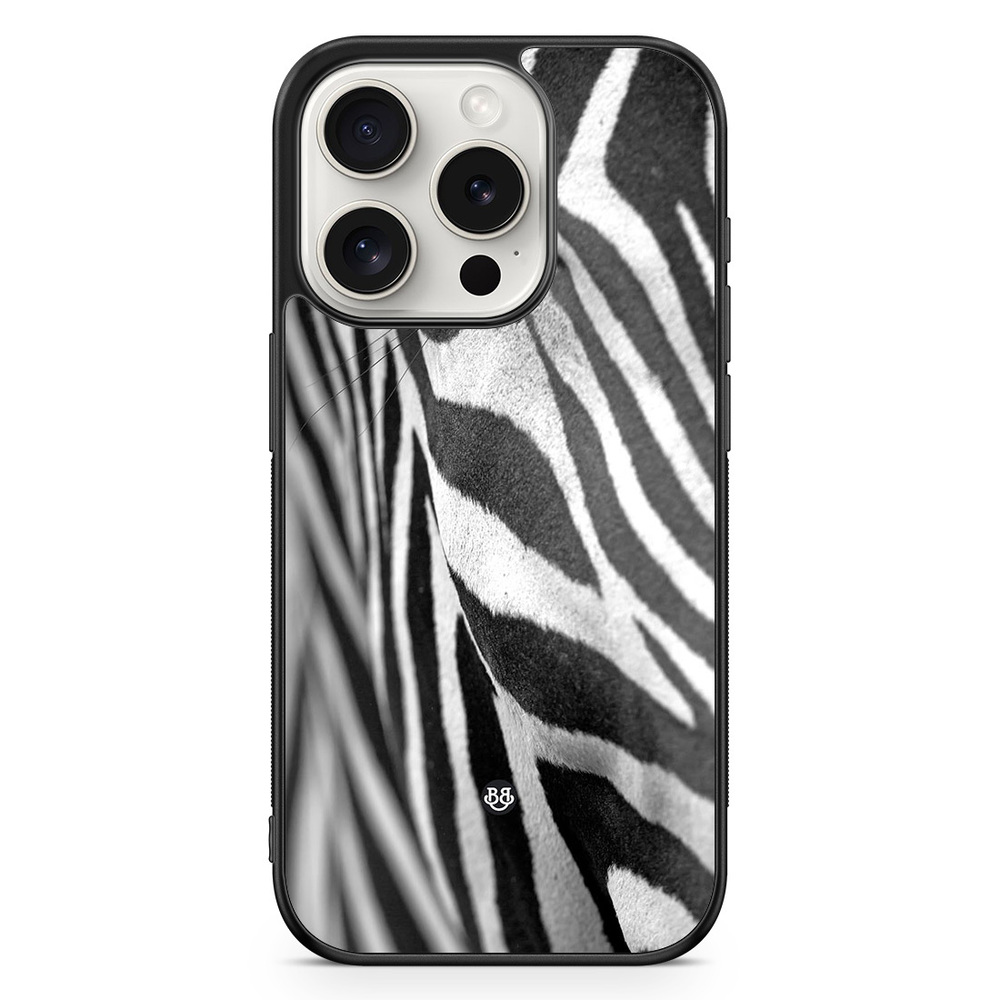 iPhone 15 Pro Case - Zebra Eye