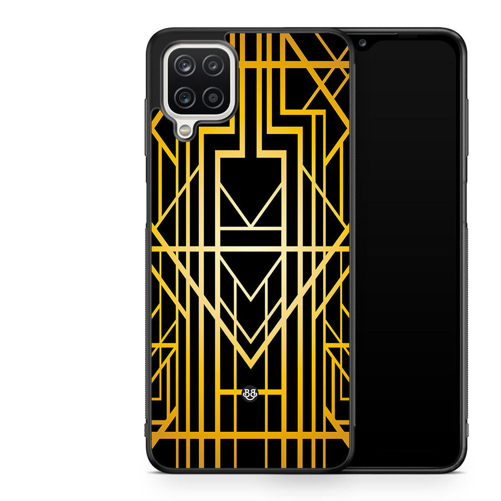 Samsung Galaxy A12 Case - Golden pattern