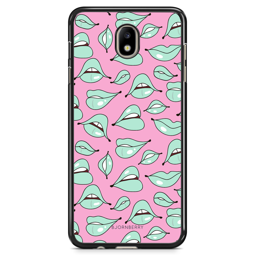 Samsung Galaxy J7 (2017) Case - Green Lips