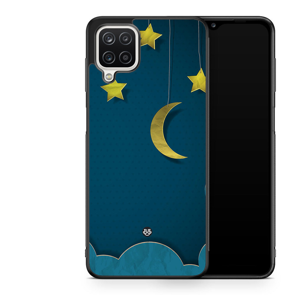 Samsung Galaxy A12 Case - Moon stars