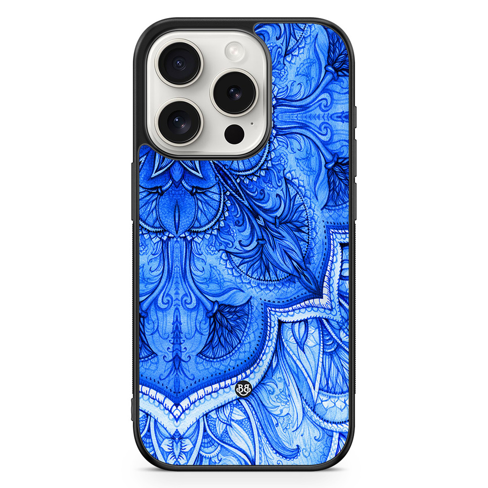 iPhone 15 Pro Case - Blue Vintage
