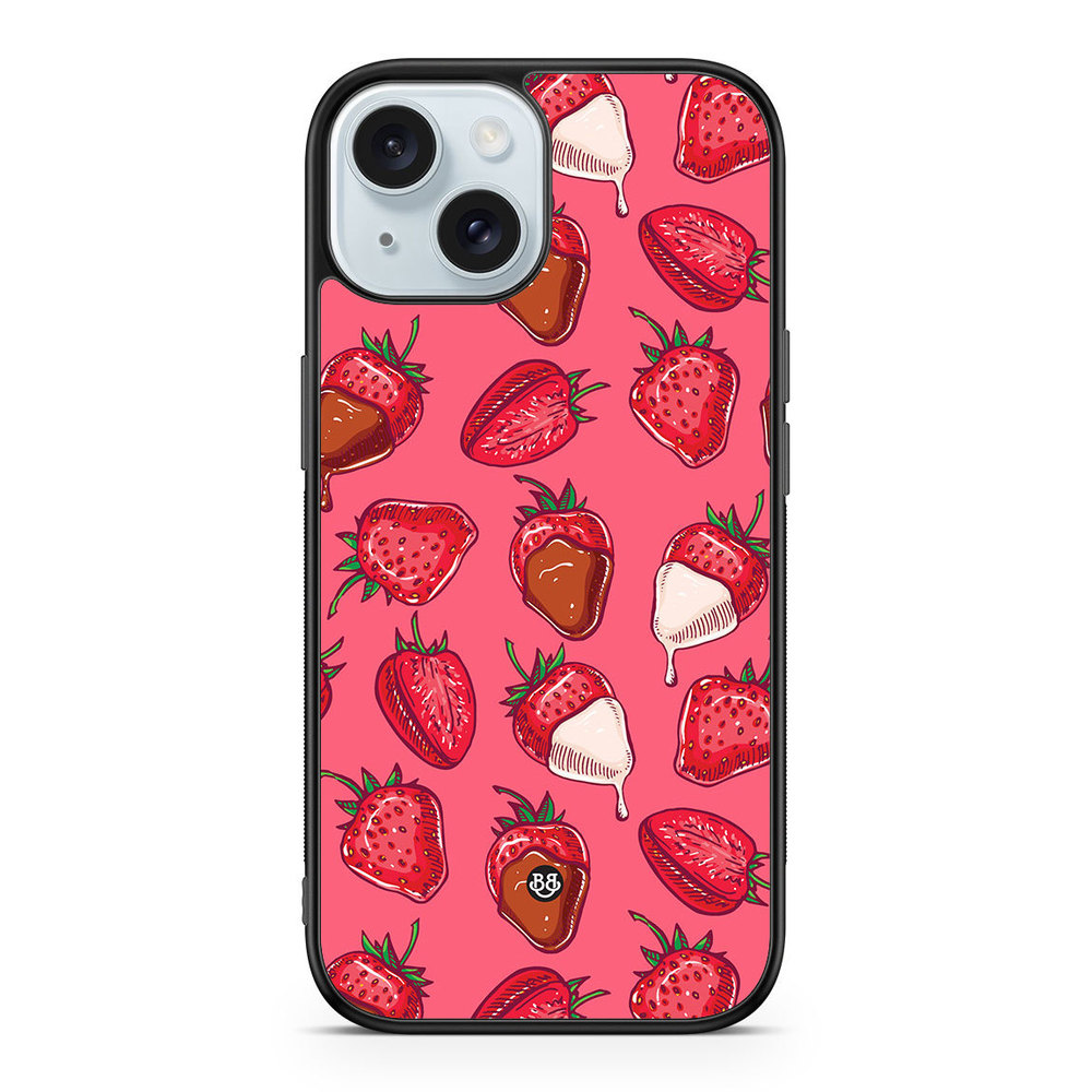 iPhone 15 Case - Strawberry Chocolate