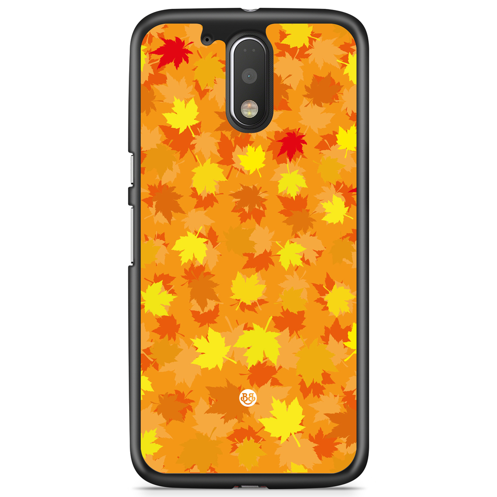 Moto G4/G4 Plus Case - Orange leaves