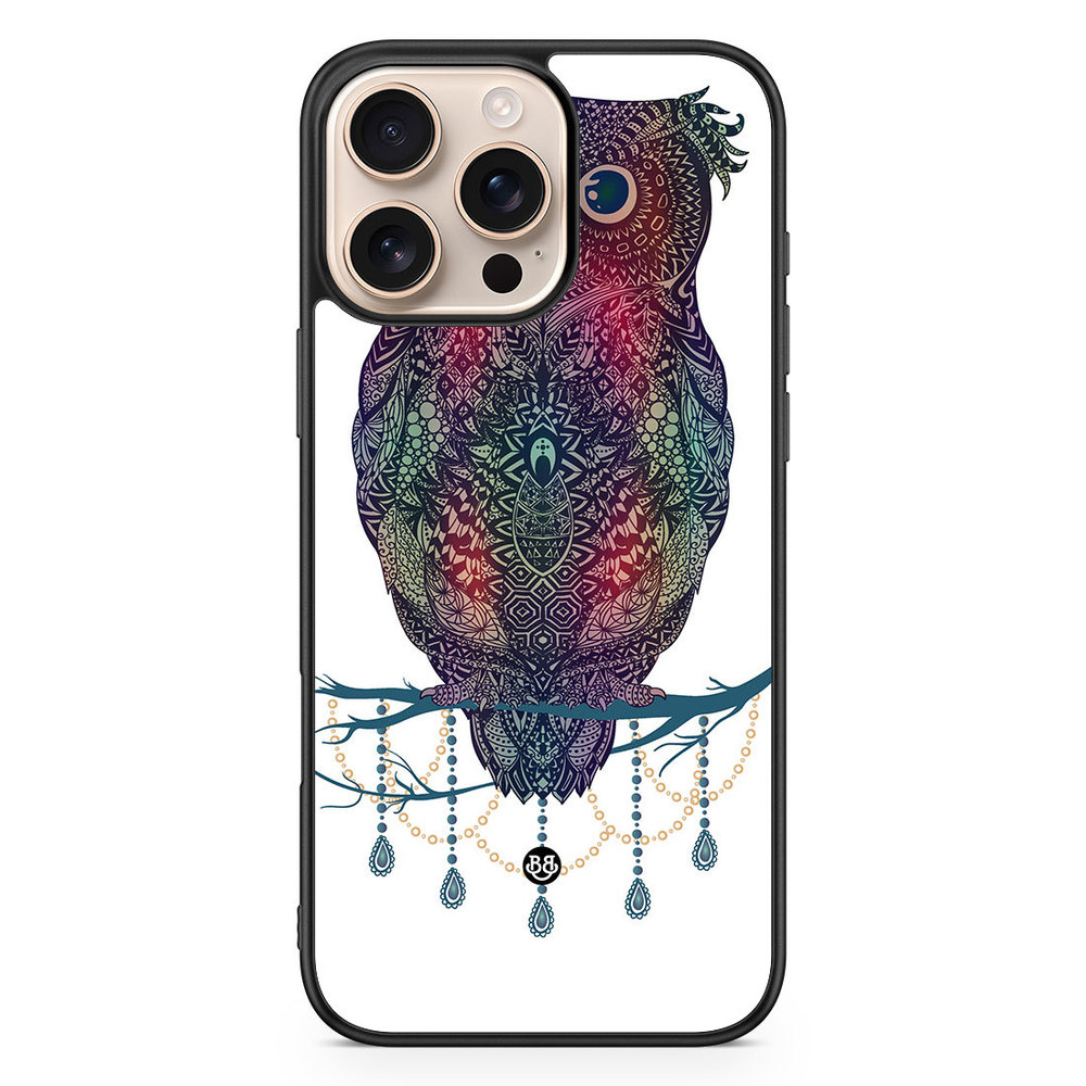 iPhone 16 Pro Max Case - Mandala Owl