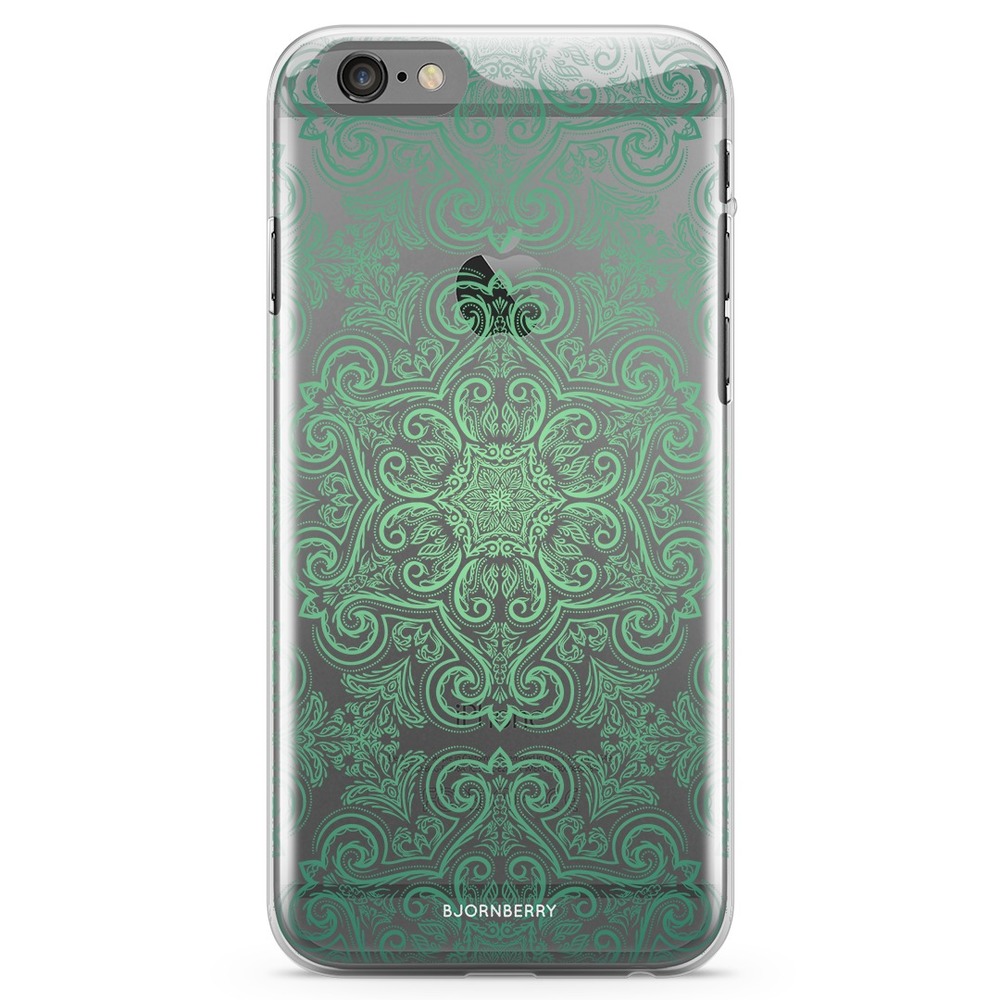 iPhone 6 Plus/6s Plus TPU Case - Green Retro Pattern