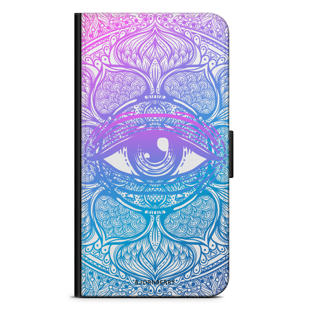 Samsung Galaxy S21 Wallet Case - Mandala Eye