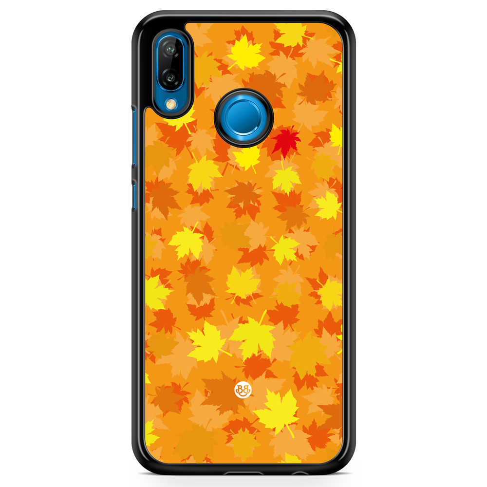 Huawei P20 Lite Case - Orange leaves