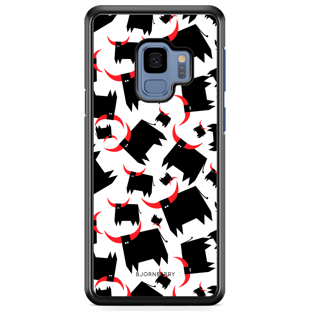 Samsung Galaxy S9 Case - Bull Red Horns