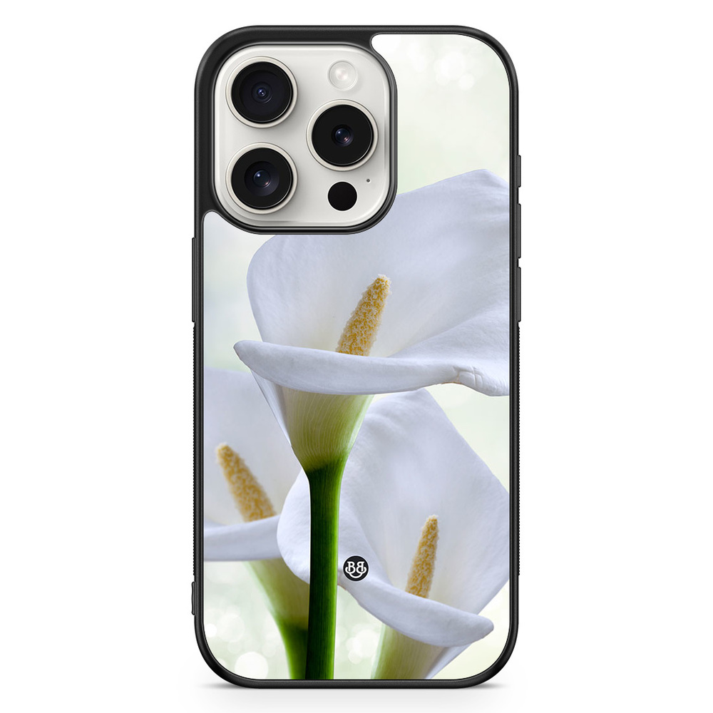 iPhone 15 Pro Case - White Flower