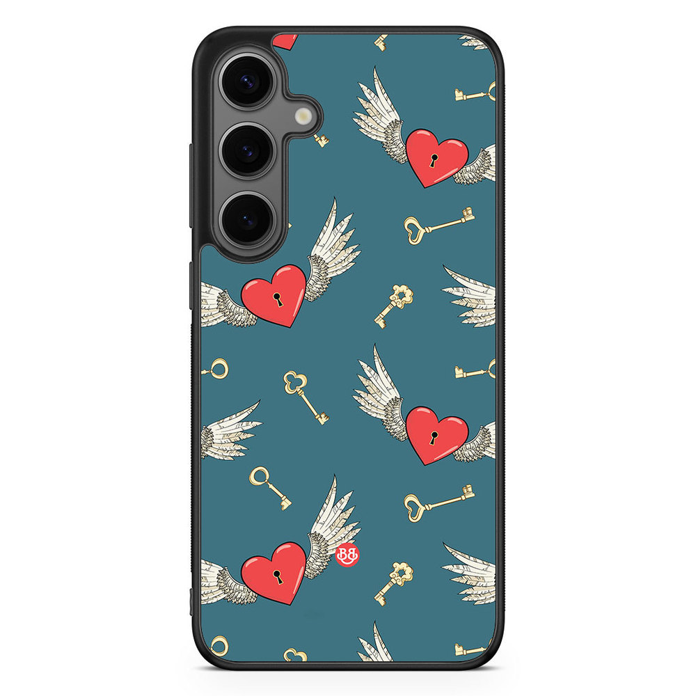 Samsung Galaxy S24 Plus Case - Hearts and Wings