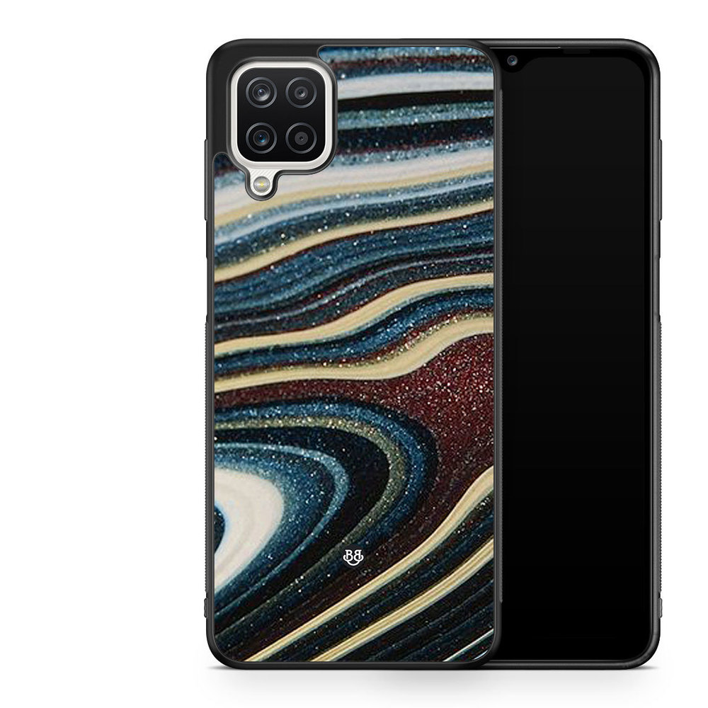 Samsung Galaxy A12 Case - Malachite Pattern