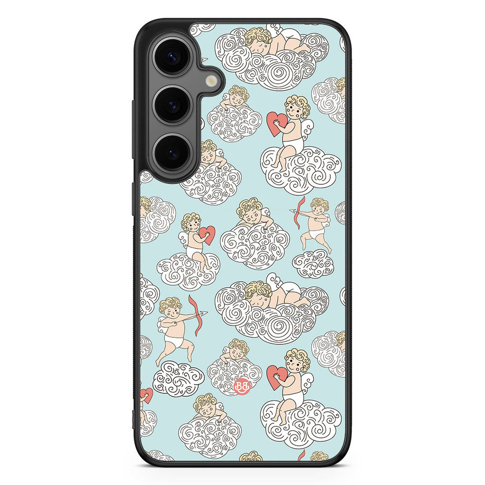 Samsung Galaxy S24 Plus Case - Angels and Clouds