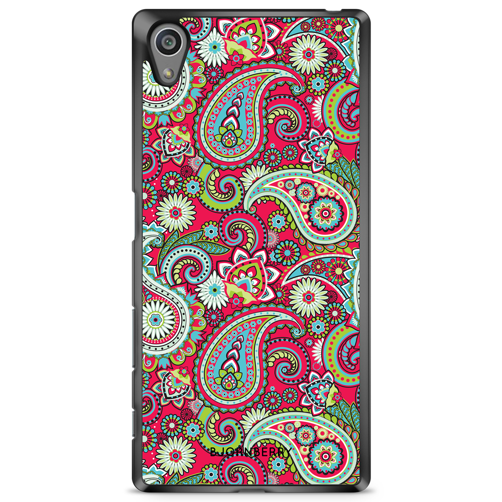 Sony Xperia Z5 Premium Case - Red Paisley