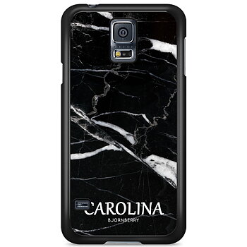 Samsung Galaxy S5 Skal Custom - Svart Marmor Namn