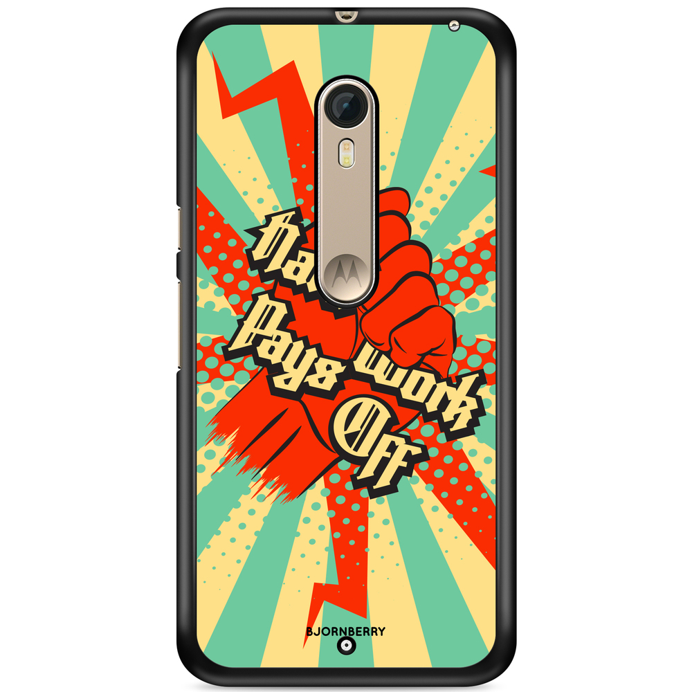 Moto X Style Case - Hard work