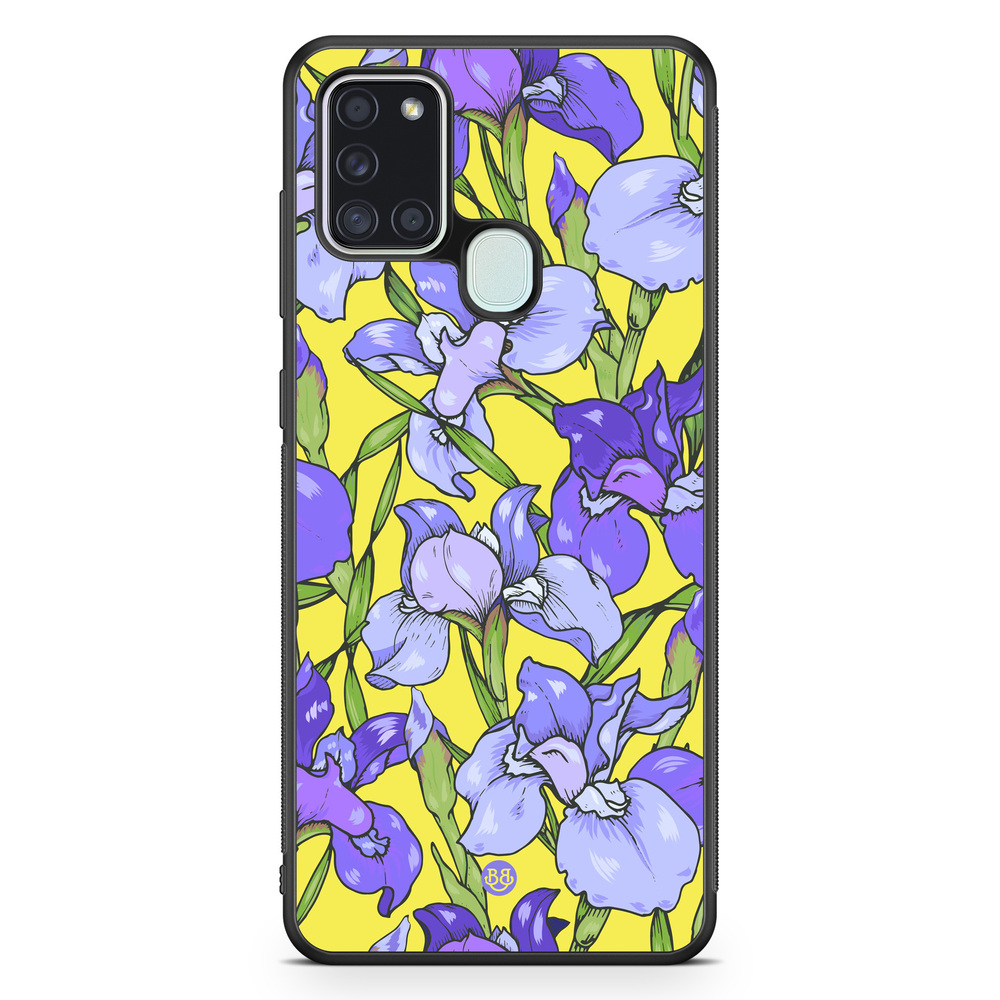Samsung Galaxy A21s Case - Iris Flowers