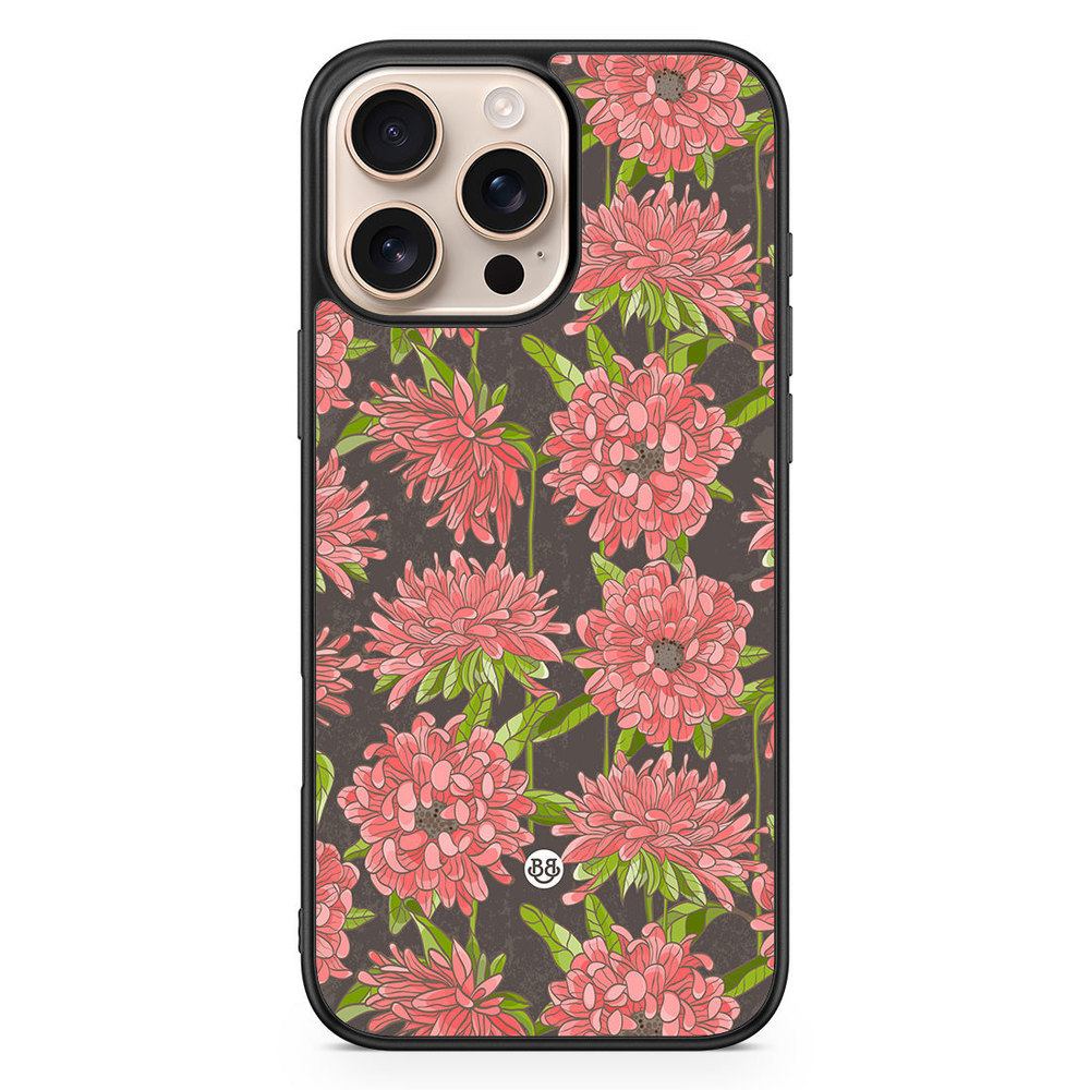 iPhone 16 Pro Max Case - Floral Pattern