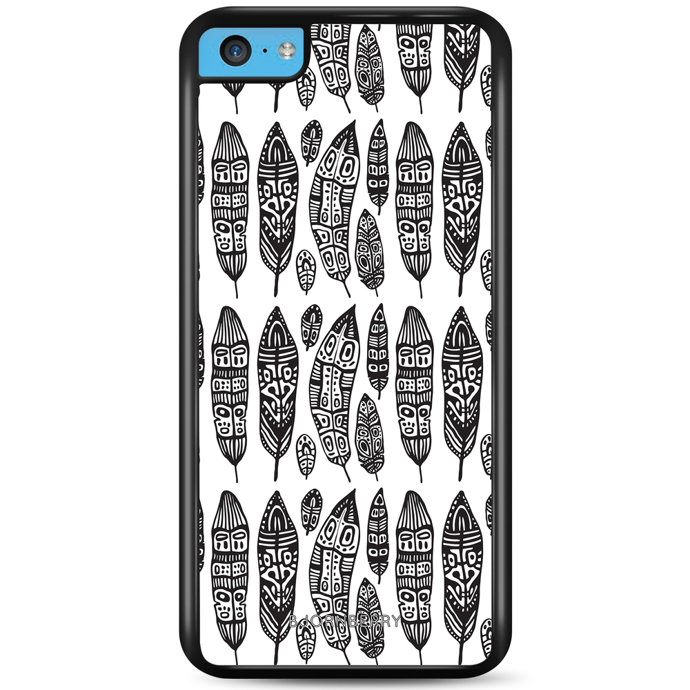 iPhone 5C Case - Vintage Feathers
