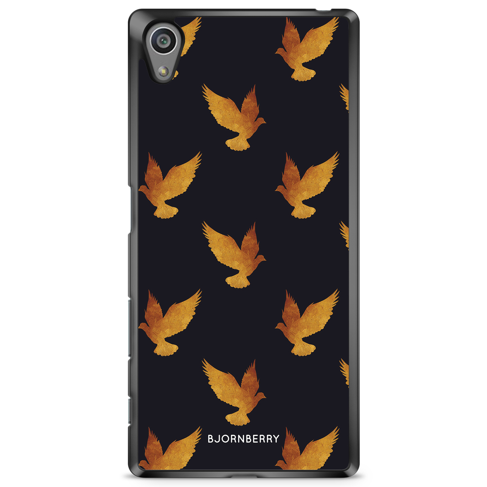 Sony Xperia Z5 Premium Case - Golden Doves