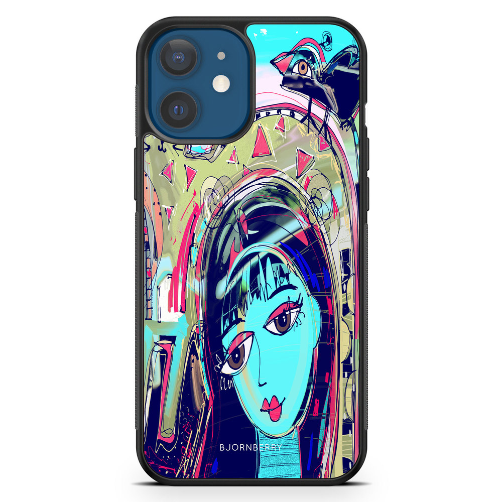 iPhone 12 Case - Abstract Cat