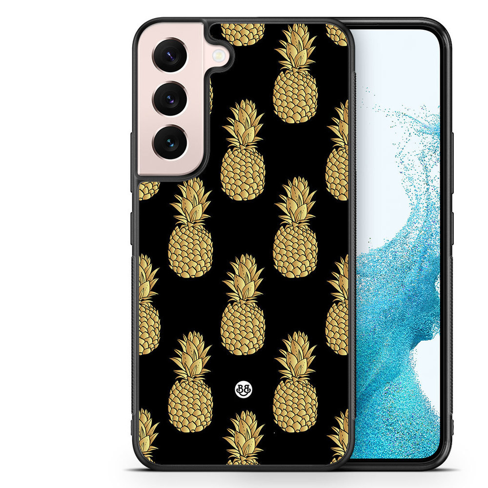 Samsung Galaxy S22 5G Case - Gold Pineapples