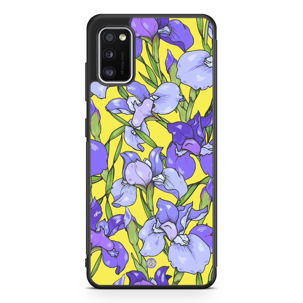 Samsung Galaxy A41 Case - Iris Flowers