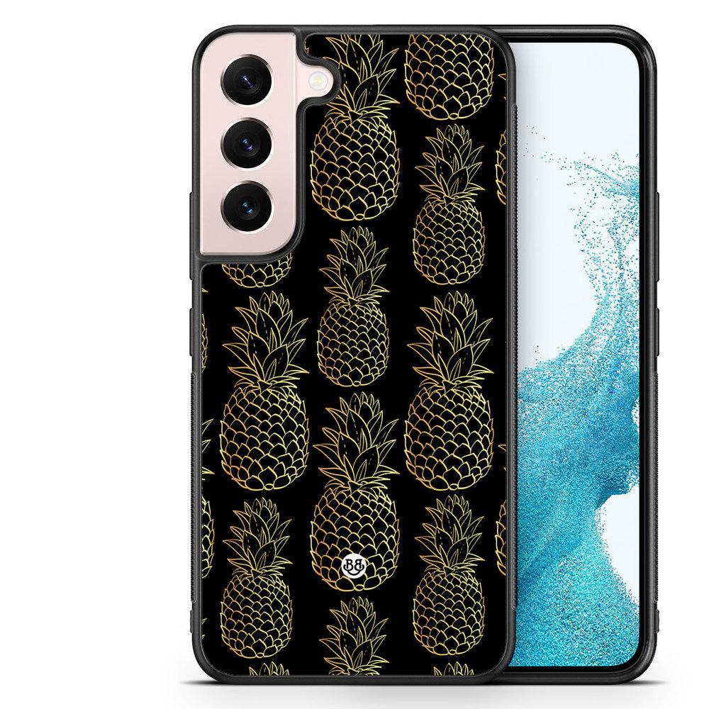 Samsung Galaxy S22 5G Case - Gold Pineapples