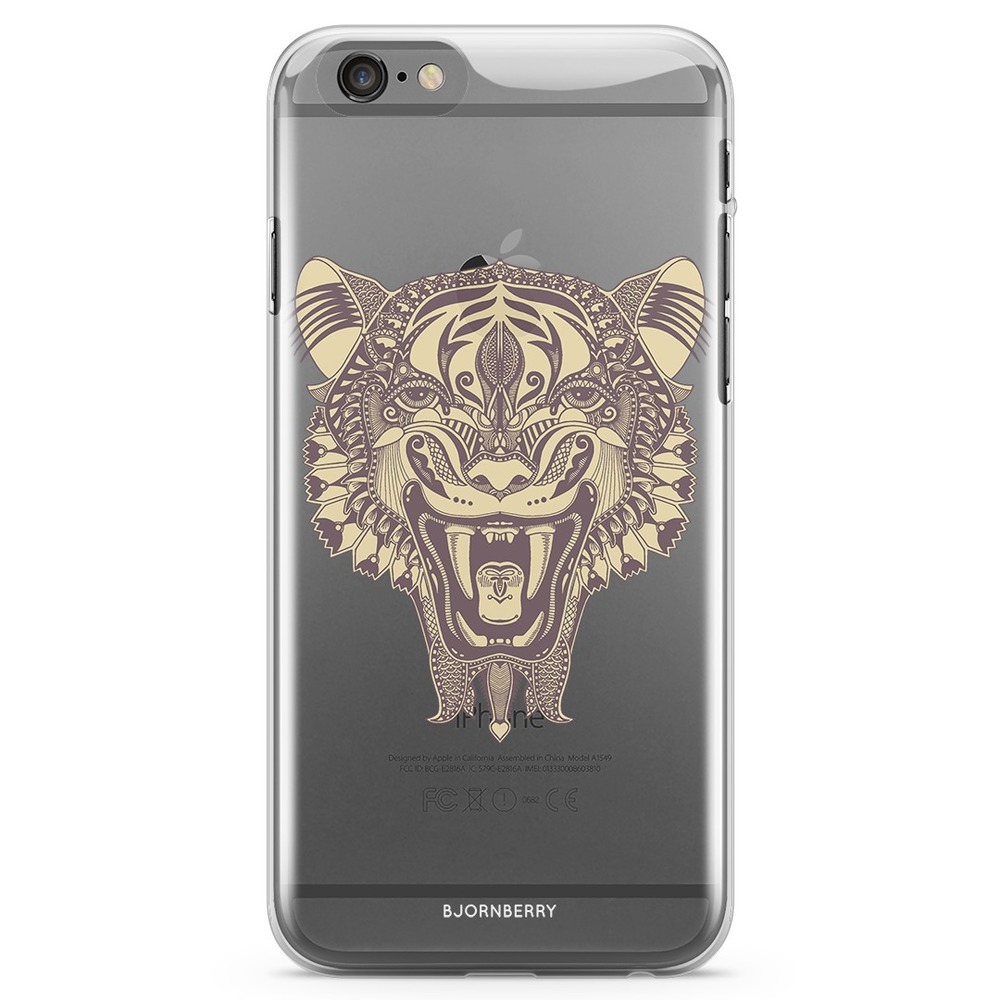 iPhone 6 Plus/6s Plus TPU Case - Panther Mandala