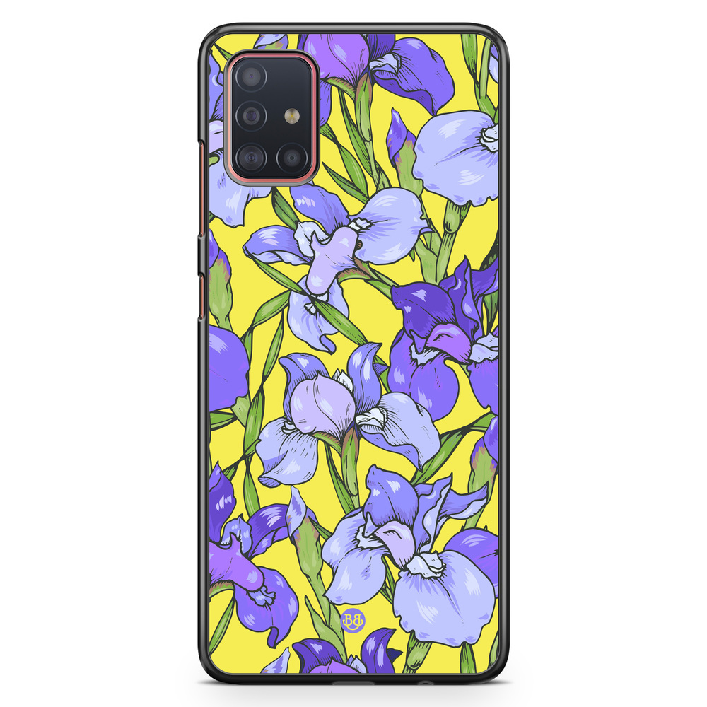 Samsung Galaxy A51 Case - Iris Flowers