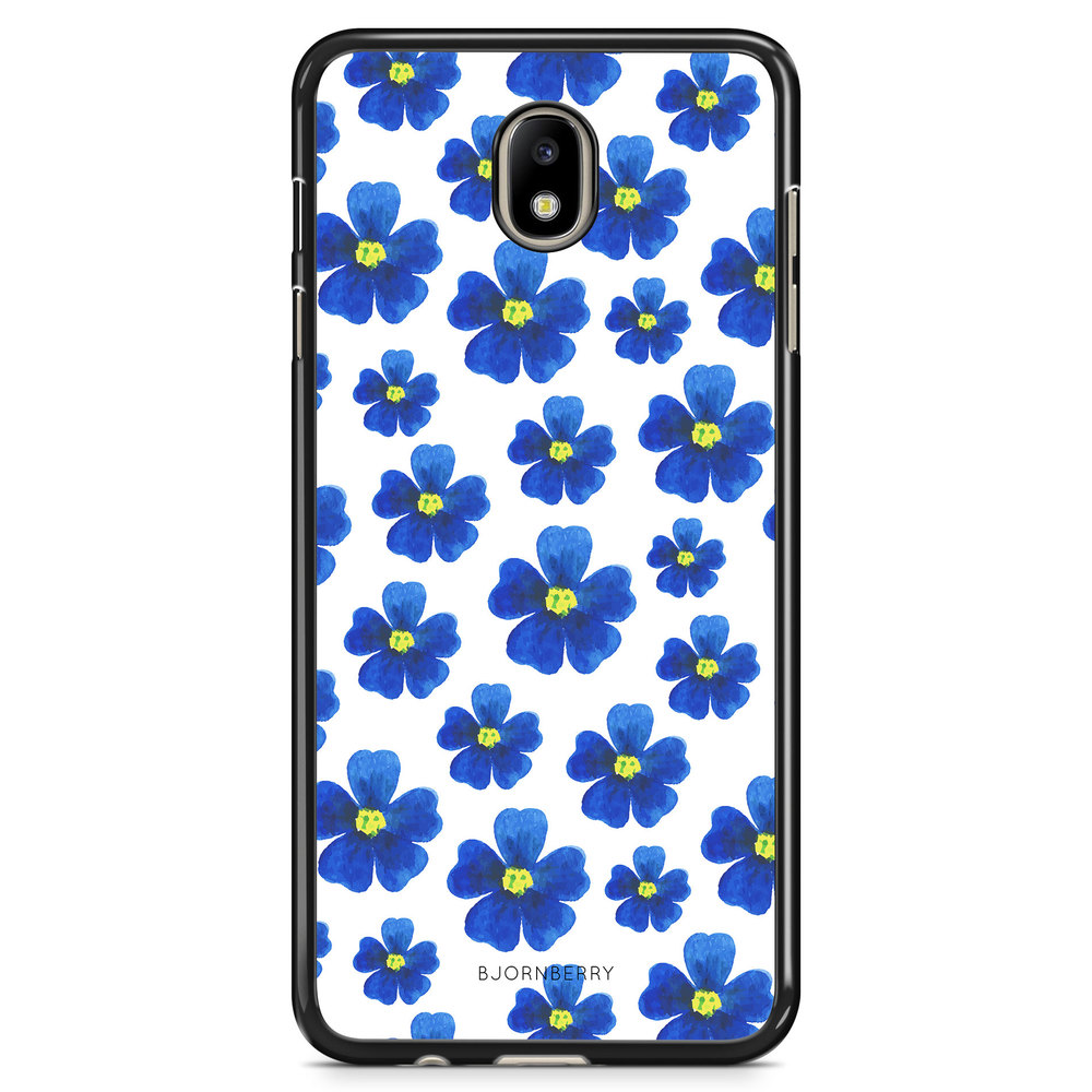 Samsung Galaxy J7 (2017) Case - Blue Flowers
