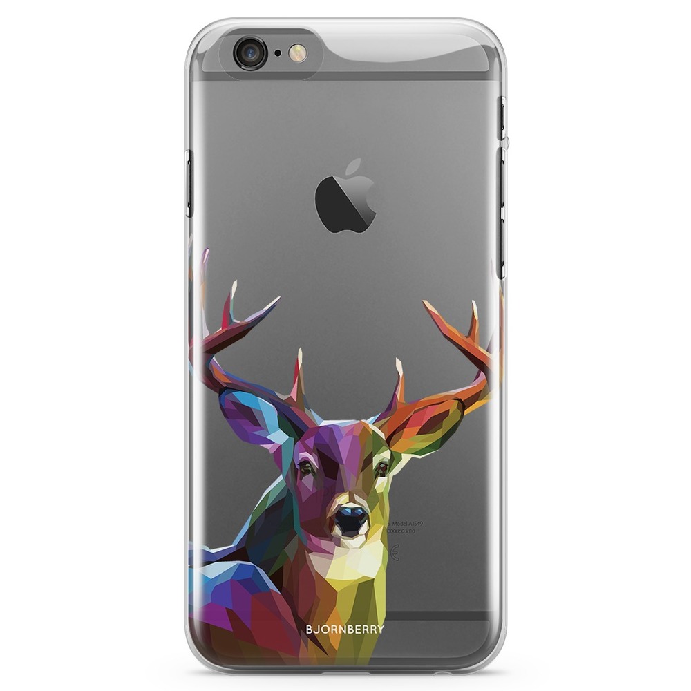 iPhone 6 Plus/6s Plus TPU Case - Colorful Deer