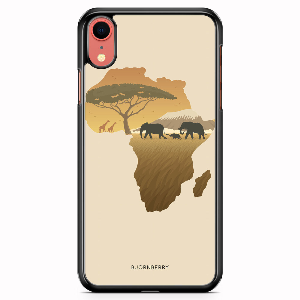 iPhone XR Case - Africa Brown