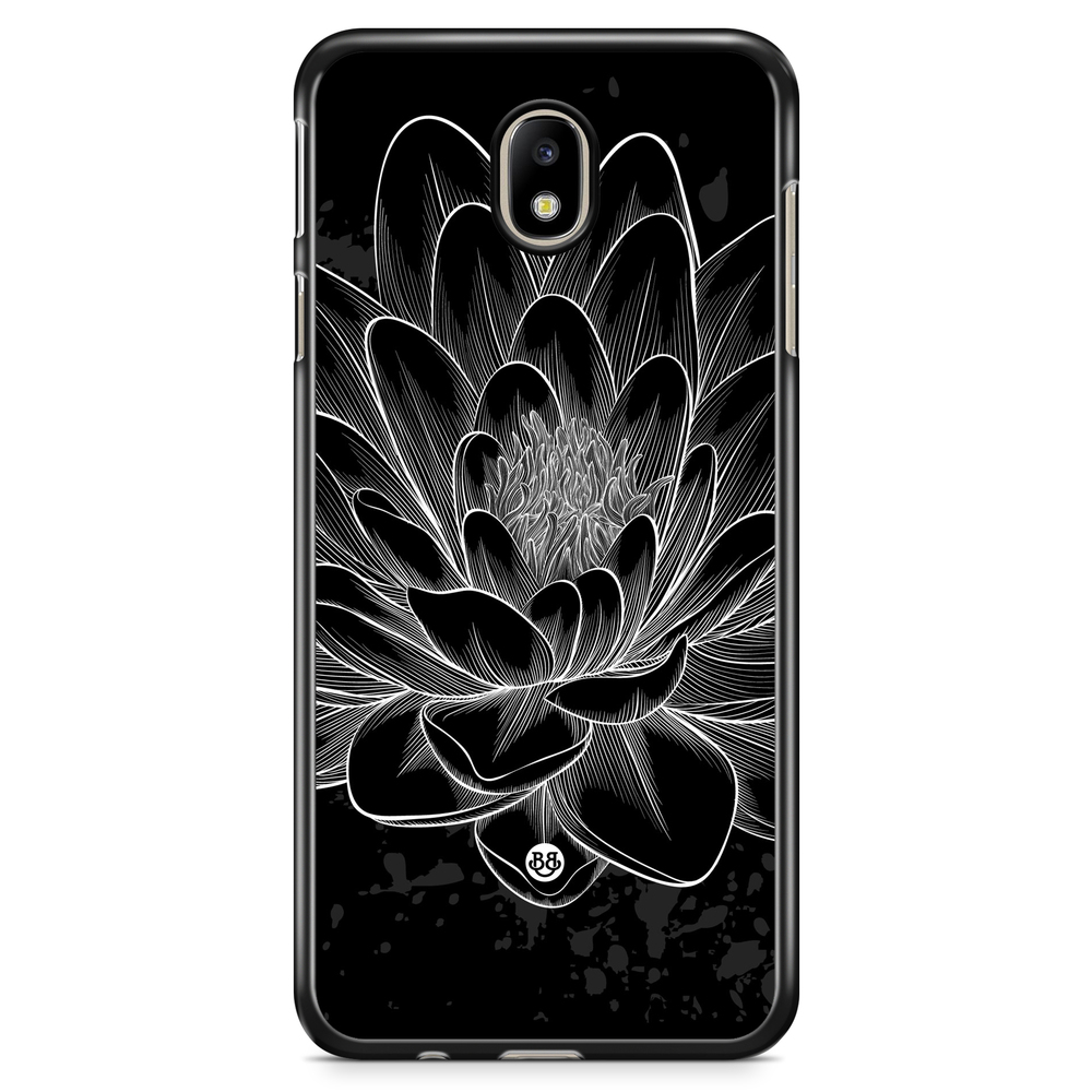 Samsung Galaxy J3 (2017) Case - Black/White Lotus