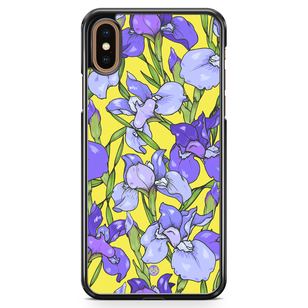 iPhone XS Max Case - Iris Flowers