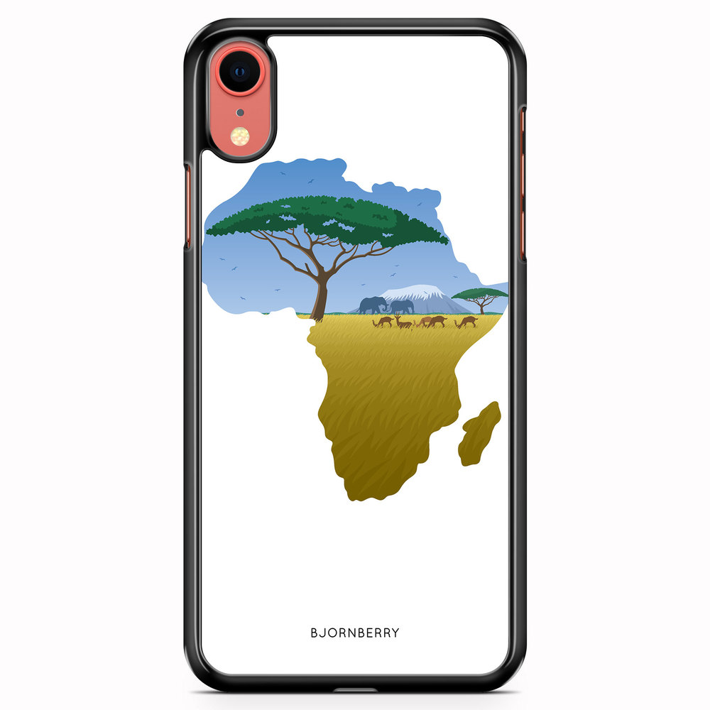 iPhone XR Case - Africa White