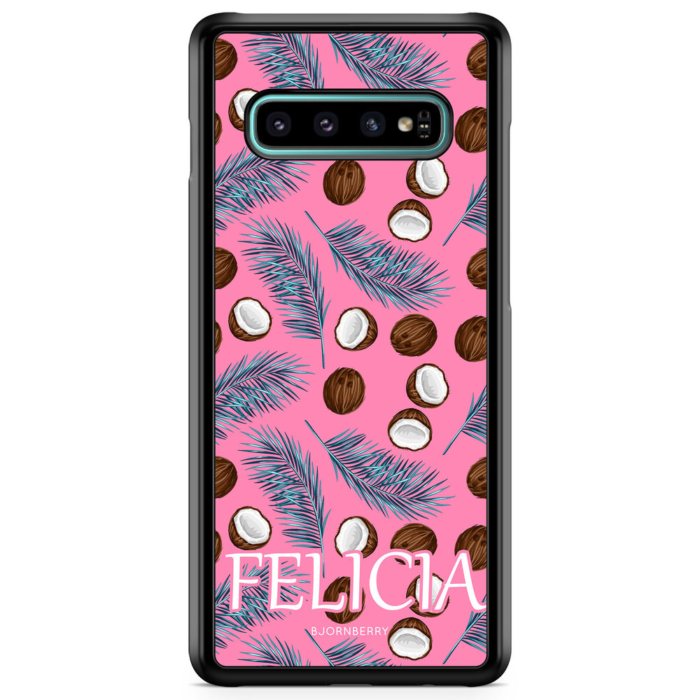 Samsung Galaxy S10 Custom Case - Tropical Namn