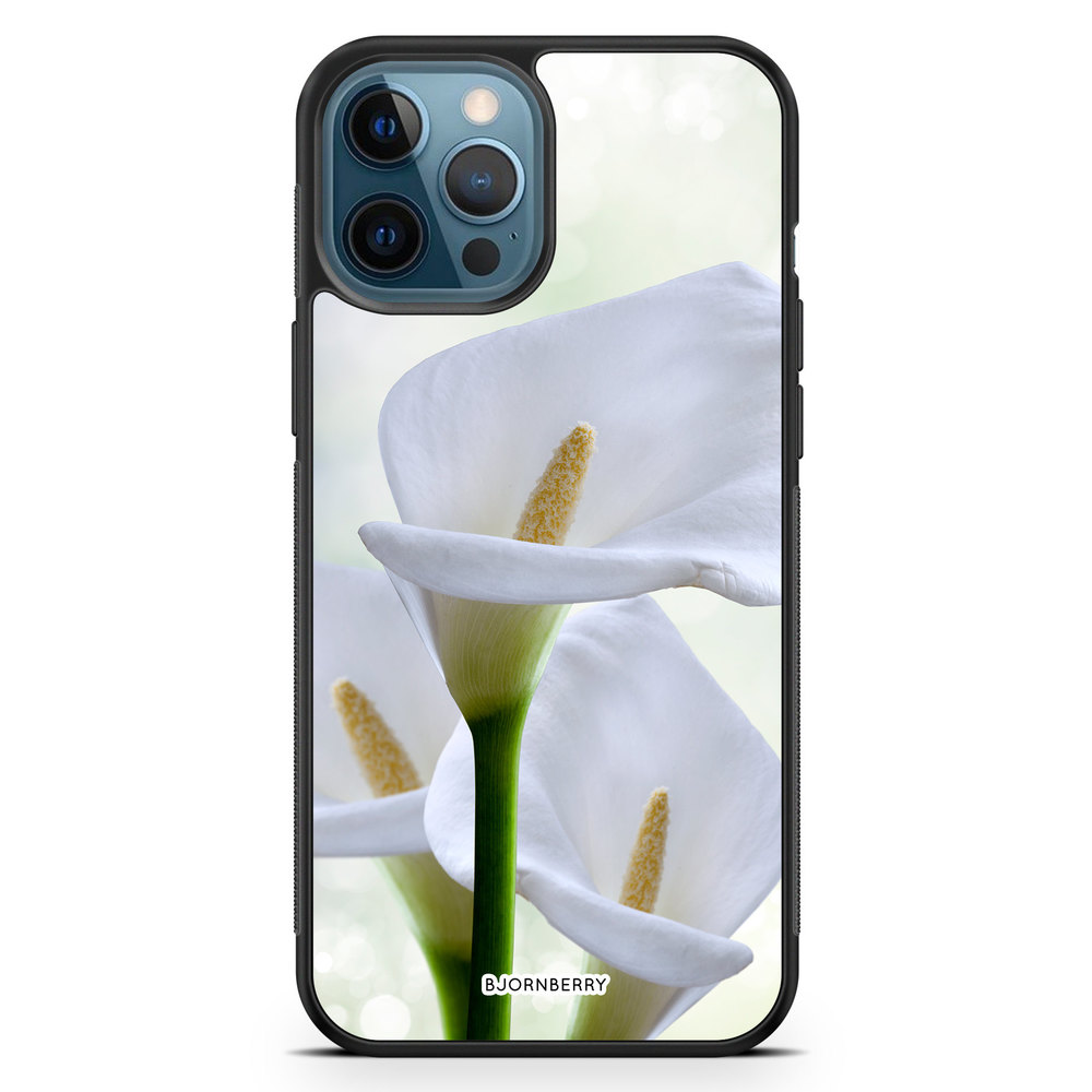 iPhone 12 Pro Case - White flower